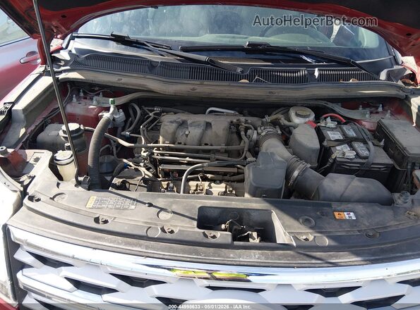 1FM5K7D82KGA44645 2019 FORD FORD EXPLORER Red უკანა ხედი