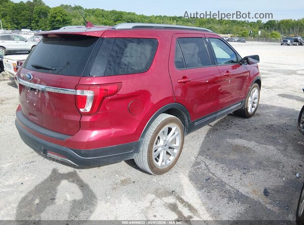1FM5K7D82KGA44645 2019 FORD FORD EXPLORER Red უკანა მარჯვენა