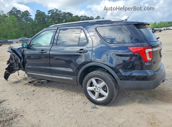 1FM5K7D82KGB25841 2019 FORD EXPLORER Черный Задняя левая четверть