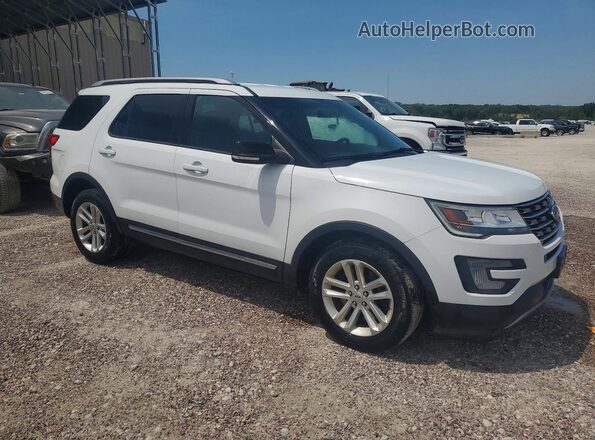 1FM5K7D83GGC60642 2016 FORD EXPLORER Белый Передняя правая четверть