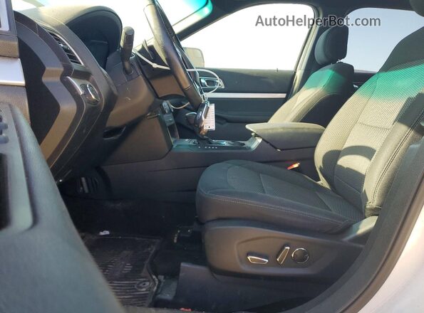 1FM5K7D83GGC60642 2016 FORD EXPLORER Белый Вид салона спереди