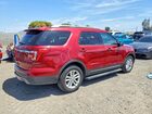 2017 Ford Explorer Xlt Red vin: 1FM5K7D83HGA43349