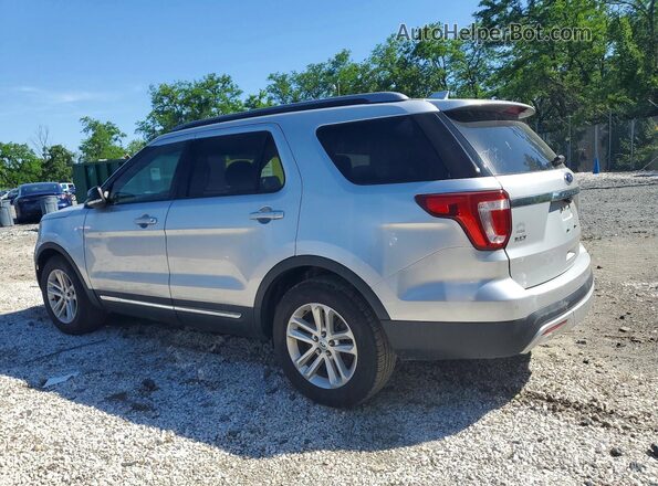 1FM5K7D83HGA73774 2017 FORD EXPLORER Silver Tył lewy