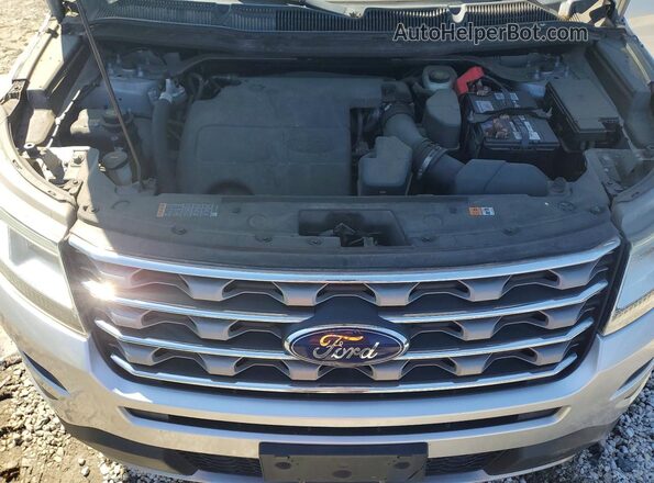 1FM5K7D83HGA73774 2017 FORD EXPLORER Silver Widok komory silnika