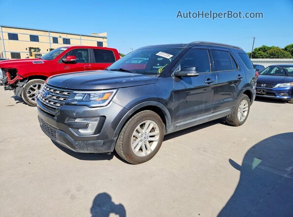 1FM5K7D83HGD53789 2017 FORD EXPLORER Gold Vista tres cuartos delantera izquierda