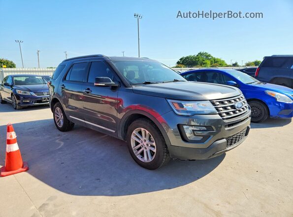 1FM5K7D83HGD53789 2017 FORD EXPLORER Gold Delantero derecho
