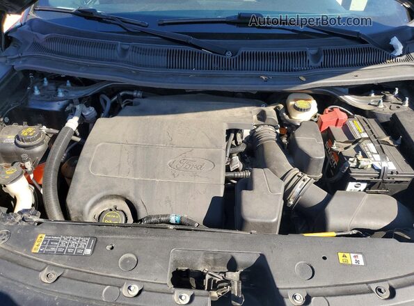 1FM5K7D83HGD53789 2017 FORD EXPLORER Gold Vista del compartimento del motor
