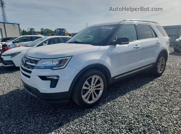 1FM5K7D83KGA37333 2019 FORD EXPLORER White Przód lewy