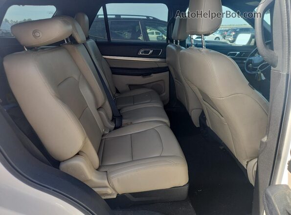1FM5K7D83KGA37333 2019 FORD EXPLORER White Widok wnętrza z tyłu