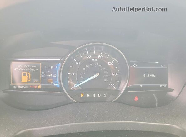 1FM5K7D83KGA60031 2019 FORD EXPLORER Серебряный Вид щитка приборов
