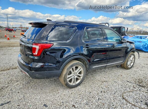 1FM5K7D84GGC31277 2016 FORD EXPLORER Черный Задняя правая четверть