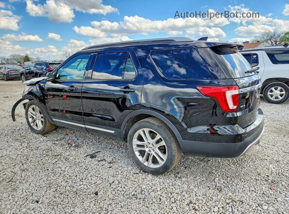 1FM5K7D84GGC31277 2016 FORD EXPLORER Черный Задняя левая четверть
