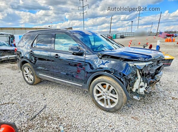 1FM5K7D84GGC31277 2016 FORD EXPLORER Черный Передняя правая четверть