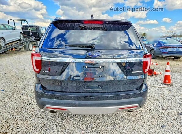1FM5K7D84GGC31277 2016 FORD EXPLORER Черный Вид сзади