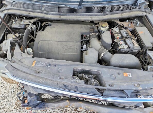 1FM5K7D84GGC31277 2016 FORD EXPLORER Черный Вид подкапотного пространства