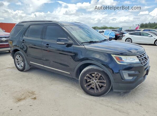 1FM5K7D84HGD78894 2017 FORD FORD EXPLORER Черный Передняя правая четверть