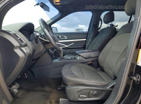 1FM5K7D84HGD78894 2017 FORD FORD EXPLORER Черный Вид салона спереди