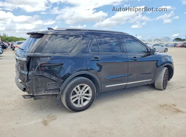 1FM5K7D84HGD78894 2017 FORD FORD EXPLORER Черный Задняя правая четверть