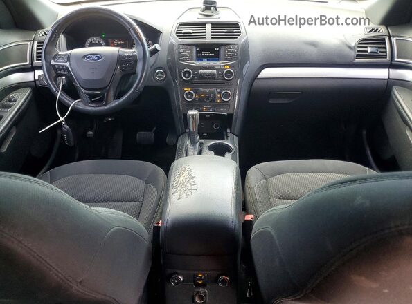 1FM5K7D84HGD78894 2017 FORD FORD EXPLORER Черный Вид панели приборов