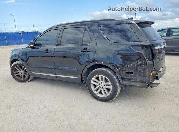 1FM5K7D84HGD78894 2017 FORD FORD EXPLORER Черный Задняя левая четверть