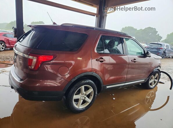 1FM5K7D84JGC25308 2018 FORD EXPLORER Burgundy Հետևի աջ