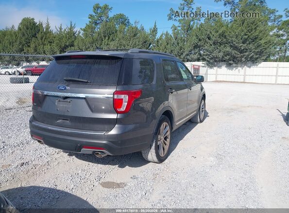 1FM5K7D84JGC33490 2018 FORD EXPLORER Gray Հետևի աջ