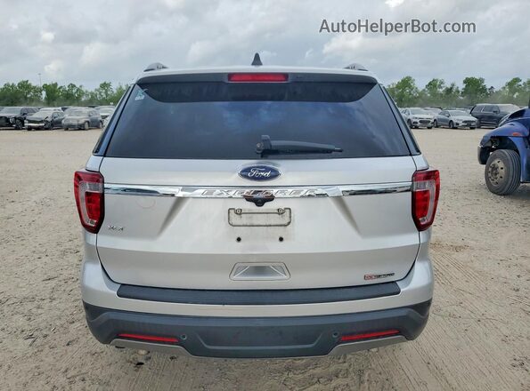 1FM5K7D84KGA07547 2019 FORD EXPLORER Серебряный Вид сзади