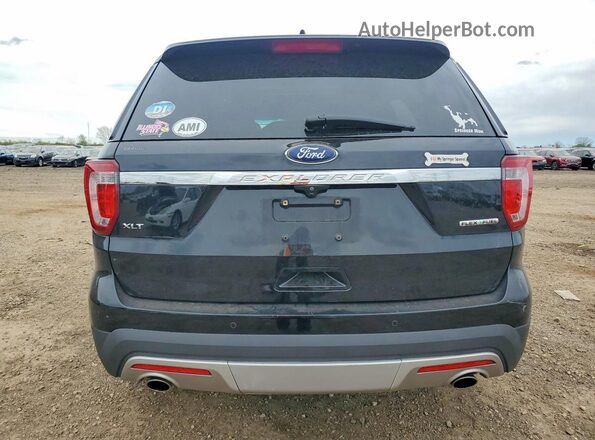 1FM5K7D85GGC47004 2016 FORD EXPLORER Черный Вид сзади