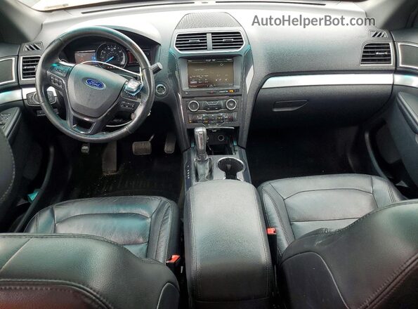 1FM5K7D85GGC47004 2016 FORD EXPLORER Черный Вид панели приборов