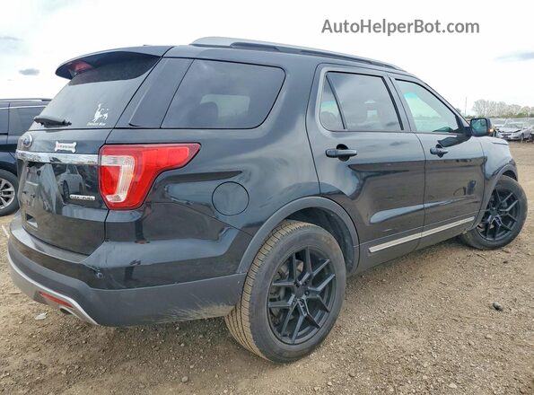 1FM5K7D85GGC47004 2016 FORD EXPLORER Черный Задняя правая четверть