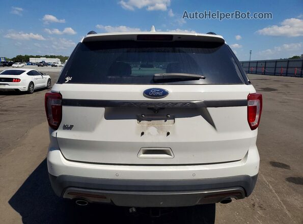 1FM5K7D85HGD82601 2017 FORD EXPLORER Белый Вид сзади