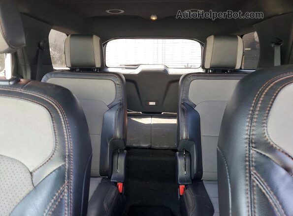 1FM5K7D85HGD82601 2017 FORD EXPLORER Белый Вид задних сидений