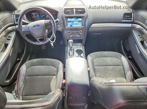 1FM5K7D85JGA30429 2018 FORD EXPLORER Charcoal Widok deski rozdzielczej