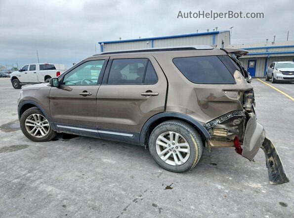 1FM5K7D86GGC33127 2016 FORD EXPLORER Brown Tył lewy
