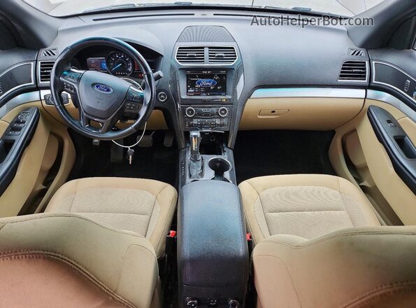 1FM5K7D86GGC33127 2016 FORD EXPLORER Brown Widok deski rozdzielczej