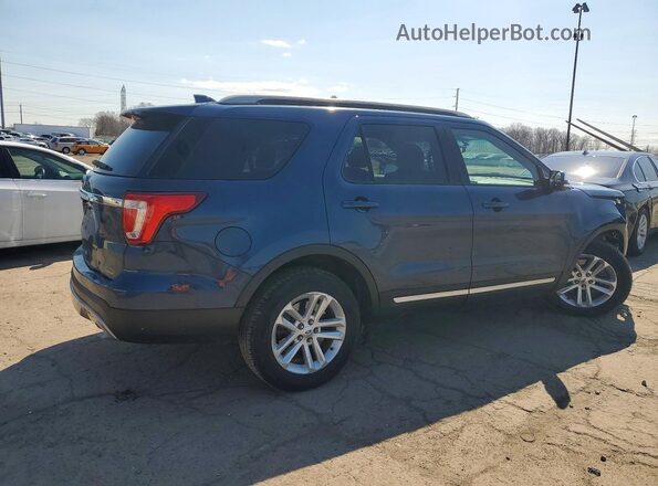 1FM5K7D86HGA02665 2017 FORD FORD EXPLORER Blue Tył prawy