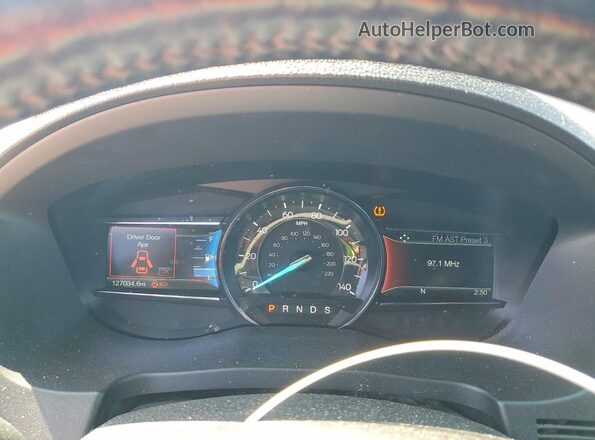 1FM5K7D86HGA02665 2017 FORD FORD EXPLORER Blue Widok zestawu wskaźników