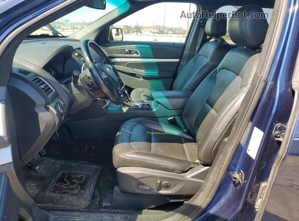 1FM5K7D86HGA02665 2017 FORD FORD EXPLORER Blue Widok wnętrza z przodu