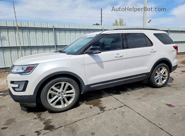 1FM5K7D86HGD90545 2017 FORD EXPLORER White Передня ліва чверть