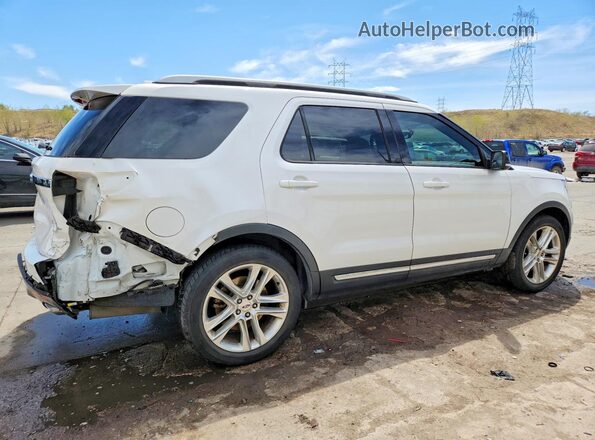 1FM5K7D86HGD90545 2017 FORD EXPLORER White Задня права чверть