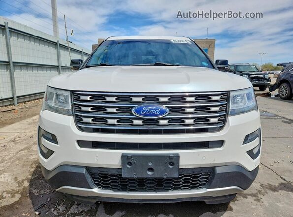 1FM5K7D86HGD90545 2017 FORD EXPLORER White Вид спереду