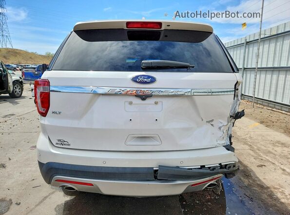 1FM5K7D86HGD90545 2017 FORD EXPLORER White Вид ззаду