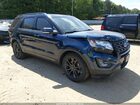 2017 Ford Explorer Xlt Blue vin: 1FM5K7D86HGE33636
