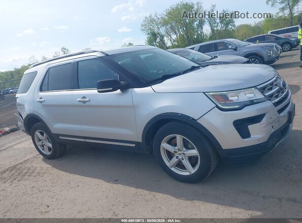 1FM5K7D86JGA35073 2018 FORD FORD EXPLORER Серебряный Вид задней части салона