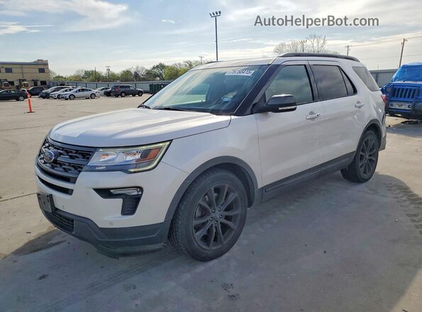 1FM5K7D86JGC06212 2018 FORD EXPLORER White Przód lewy