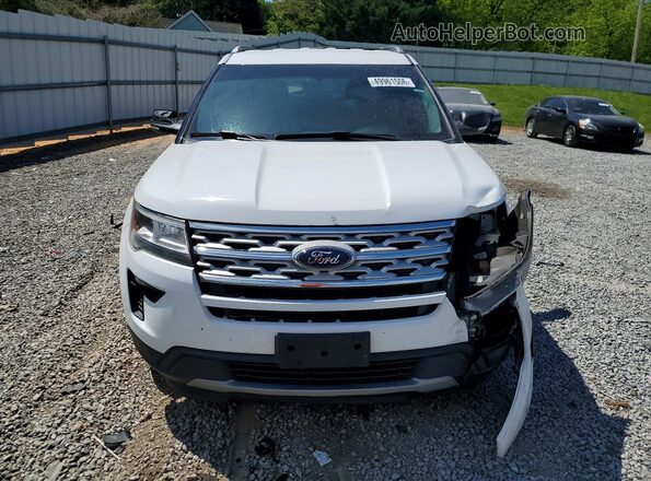 1FM5K7D86KGA36385 2019 FORD EXPLORER Белый Вид спереди