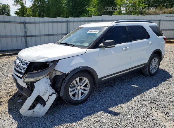 1FM5K7D86KGA36385 2019 FORD EXPLORER Белый Передняя левая четверть
