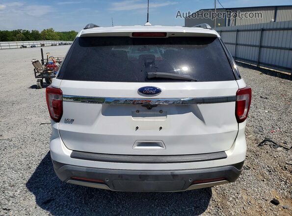 1FM5K7D86KGA36385 2019 FORD EXPLORER Белый Вид сзади