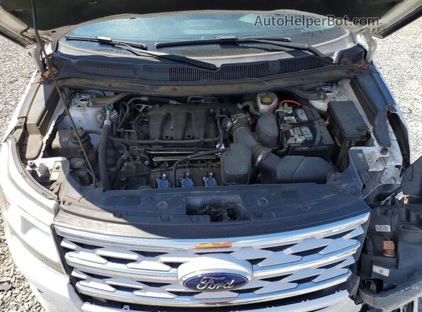 1FM5K7D86KGA36385 2019 FORD EXPLORER Белый Вид подкапотного пространства