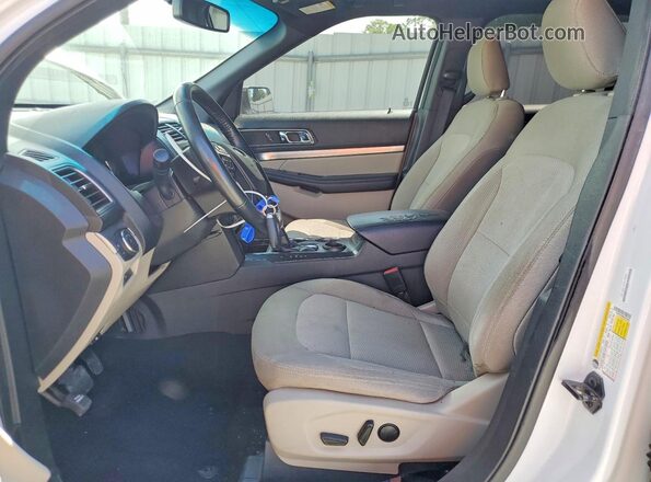 1FM5K7D86KGA36385 2019 FORD EXPLORER Белый Вид салона спереди